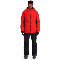 Spyder Men's Avid Jacket -Ski Gear Cheap fw23 spyder mensavidjacket volcanoblack 3