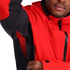Spyder Men's Avid Jacket -Ski Gear Cheap fw23 spyder mensavidjacket volcanoblack 4
