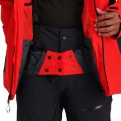 Spyder Men's Avid Jacket -Ski Gear Cheap fw23 spyder mensavidjacket volcanoblack 5