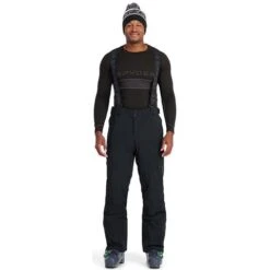 Spyder Men's Bormio GTX Pant - 2023 Model -Ski Gear Cheap fw23 spyder mensbormiogtxpant black 2
