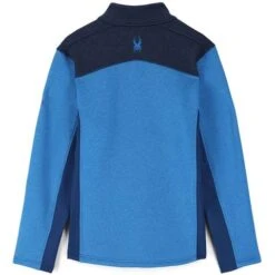 Spyder Men's Encore Half Zip Fleece Jacket -Ski Gear Cheap fw23 spyder mensencorehalfzipfleecejacket collegiate 2