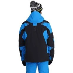 Spyder Men's Leader Jacket -Ski Gear Cheap fw23 spyder mensleadergtxjacket blackcollegiate 2