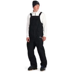 Spyder Men's Sanction Bib -Ski Gear Cheap fw23 spyder menssanctionbib black 1