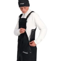 Spyder Men's Sanction Bib -Ski Gear Cheap fw23 spyder menssanctionbib black 3