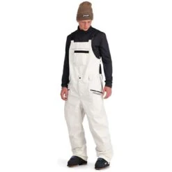 Spyder Men's Sanction Bib -Ski Gear Cheap fw23 spyder menssanctionbib vanillaice 1
