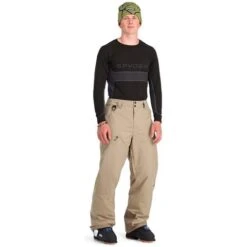 Spyder Men's Seventy Pant -Ski Gear Cheap fw23 spyder mensseventypant timberwolf 3