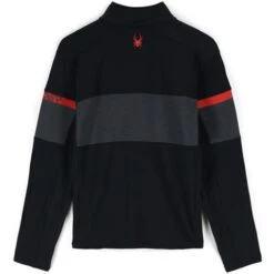 Spyder Men's Speed Full Zip Fleece Jacket -Ski Gear Cheap fw23 spyder mensspeedfullzipfleecejacket blackvolcano 2