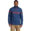 Spyder Men's Speed Half Zip Fleece Jacket -Ski Gear Cheap fw23 spyder mensspeedhalfzipfleecejacket abyssvolcano 1