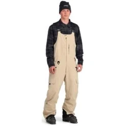 Spyder Men's Terrain Bib -Ski Gear Cheap fw23 spyder mensterrainbib safari 1
