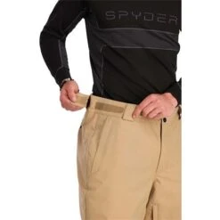 Spyder Men's Traction Pant -Ski Gear Cheap fw23 spyder menstractionpant tannin 5