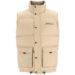 Spyder Men's Windom Down Insulated Jacket -Ski Gear Cheap fw23 spyder menswindomdowninsulatedvest safari 3
