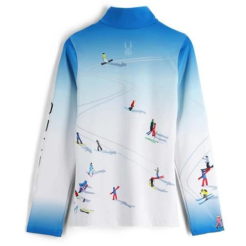 Spyder Women's Birds Eye Zip T-Neck 4 Spyder Women's Birds Eye Zip T-Neck - Image 2