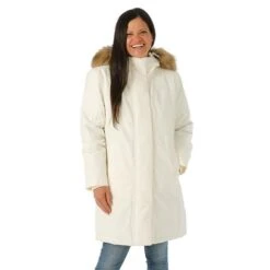 The North Face Women's Arctic Parka -Ski Gear Cheap fw23 tnf womensarcticparka white model1
