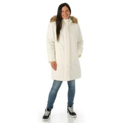 The North Face Women's Arctic Parka -Ski Gear Cheap fw23 tnf womensarcticparka white model2