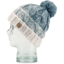 Volcom Gradient Hand Knit Beanie -Ski Gear Cheap fw23 volcom gradienthandknitbeanie icegreen