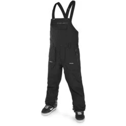 Volcom Men's Rain Gore-Tex Bib Overall -Ski Gear Cheap fw23 volcom mensraingoretexbiboverall black 1