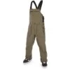 Volcom Men's Rain Gore-Tex Bib Overall -Ski Gear Cheap fw23 volcom mensraingoretexbiboverall darkteak 1