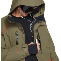 Volcom Men's TDS 2L Gore-Tex Jacket 10 Volcom Men's TDS 2L Gore-Tex Jacket -Ski Gear Cheap fw23 volcom menstds2lgoretexjacket darkteak 4