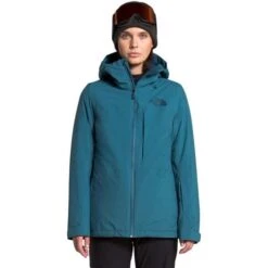The North Face Women's Thermoball Eco Snow Triclimate Jacket -Ski Gear Cheap nf0a4r18 shc front