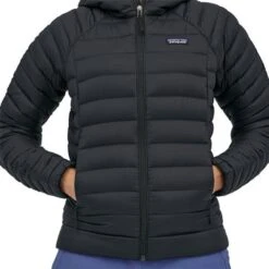 Patagonia Women's Down Sweater Hoody -Ski Gear Cheap pat 84712 blk model3