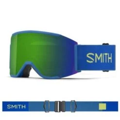 Smith Squad MAG Goggle -Ski Gear Cheap smi squad mag electric blue sun grn mir m0043199x99mk