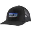 Patagonia P-6 Logo Trucker Hat -Ski Gear Cheap wbs2023 38289 blk